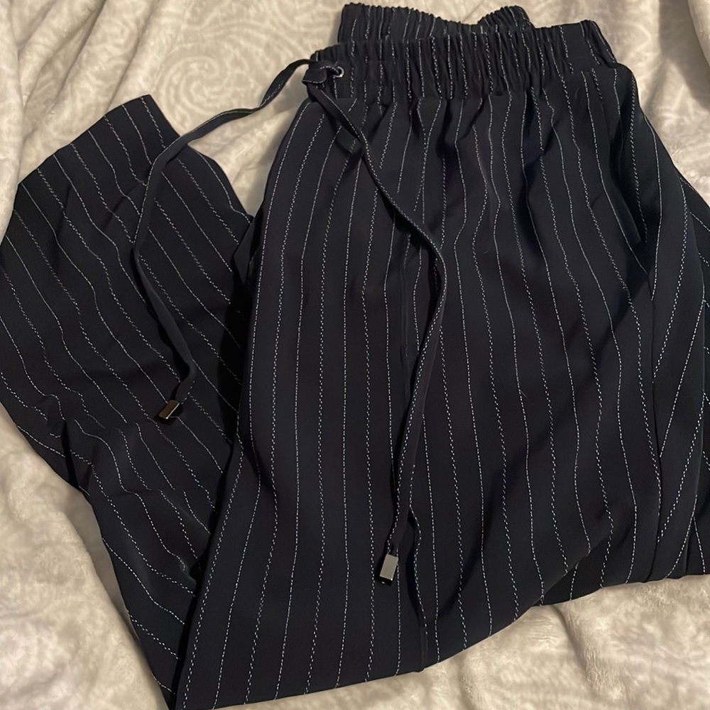 Lane Bryant soft navy pants size 16 like new